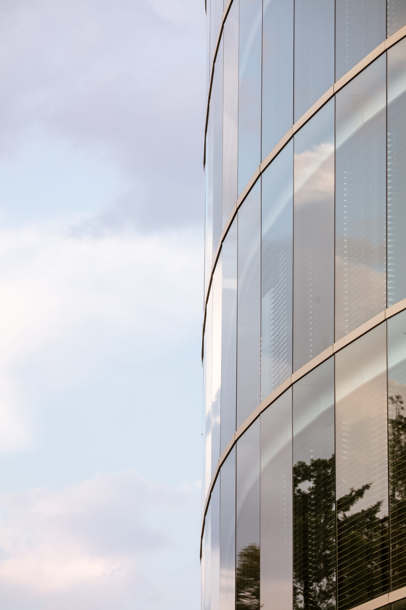 Windows of the Maison de la Paix in Geneva